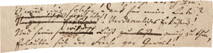 Los 2335 - Schiller, Friedrich von - Manuskript-Fragment - 0 - thumb