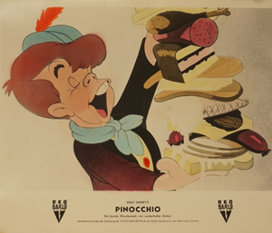Los 3070 - Disney, Walt und Comics - Pinocchio. Sammlung von 16 Film Stills. Farbige Kleinplakate. - 0 - thumb