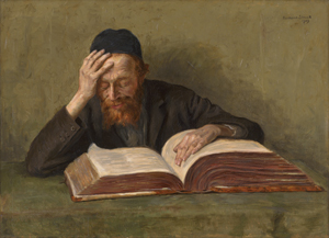 Los 6192 - Struck, Hermann - Porträt eines den Talmud studierenden Juden - 0 - thumb