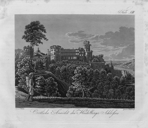 Lot 187, Auction  123, Metzger, Johann, Beschreibung des Heidelberger Schlosses und Gartens