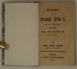 Lot 192, Auction  123, Oesterley, Georg Heinrich, Geschichte des Herzogs Otto I.