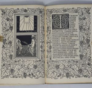 Lot 706, Auction  123, Ricketts, Charles, A bibliography of the books issued by Hacon & Ricketts