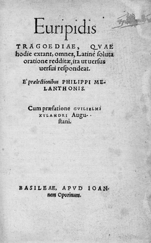 Lot 2525, Auction  123, Euripides, Tragoediae, quae hodie extant, omnes