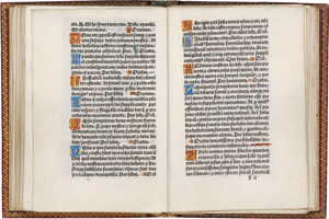 Lot 2542, Auction  123, Hore intemerate virginis marie secundum, usum Romanum cum pluribus orationibus tam in gallico quam in latino