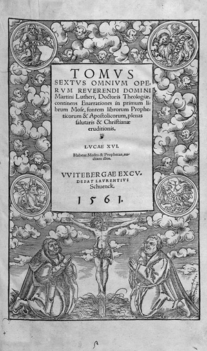 Lot 2553, Auction  123, Luther, Martin, Tomus sextus omnium operum reverendi domini