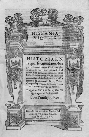 Los 2593 - Salazar, Pedro de - Hispania Victrix. Historia en la qual se cuentan muchas guerras succedidas entre Christianos y infieles - 0 - thumb