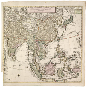 Lot 25, Auction  101, Indochina (de l'Isle, Carte des Indes et de la Chine