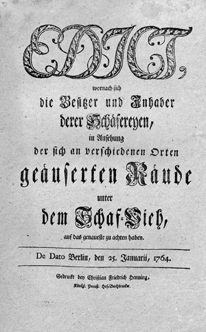 Lot 537, Auction  101, Friedrich der Große, 5 Edikte aus seiner Regierungszeit + Beigabe