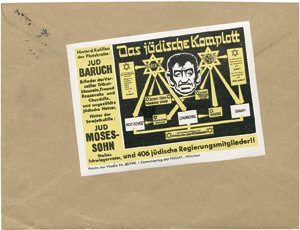 Lot 974, Auction  101, Antisemitische Propaganda, 7 Postkarten bzw. Schrifstücke