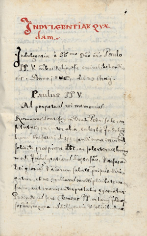 Lot 1210, Auction  101, Indulgentiae quaedam, Lat. und dt. Handschrift auf Papier. Um 1650