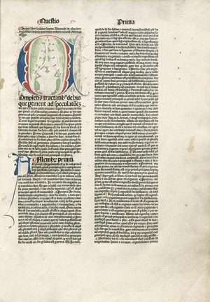 Lot 1242, Auction  101, Alexander de Hales, Summa universae theologiae. Nürnberg 1481