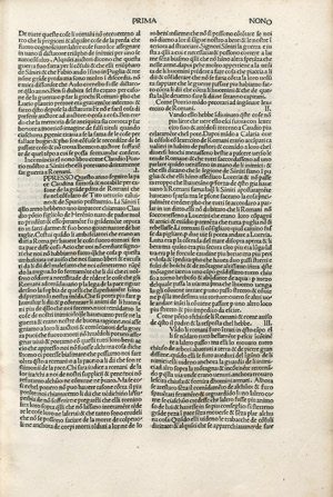 Lot 1244, Auction  101, Livius, Titus, Decades. Ital. von Giovanni Boccaccio. Venedig, Torresanus, 1485