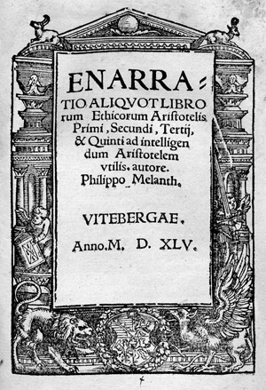 Lot 1328, Auction  101, Melanchthon, Philipp, Enarratio aliquot librorum