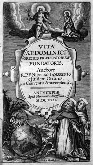 Lot 1393, Auction  101, Janssenius, Nicolaas, Vita Sancti P. Dominici 