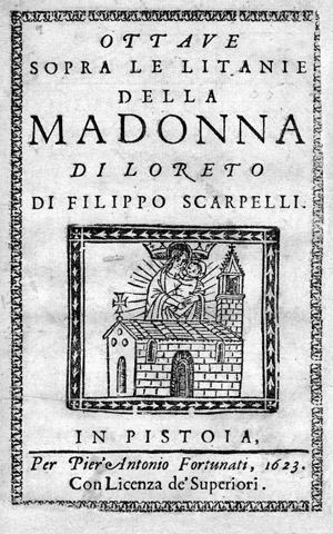 Lot 1413, Auction  101, Scarpelli, F., Ottave sopra le litanie della Madonna di Loreto