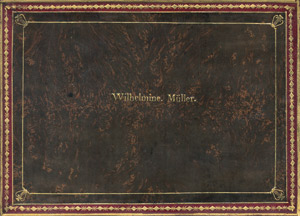 Lot 2316, Auction  101, Gothaisches Stammbuch, der Wilhelmine Müller