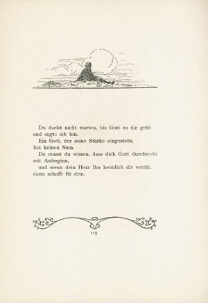 Lot 3782, Auction  101, Rilke, Rainer Maria, Mir zur Feier. 1899