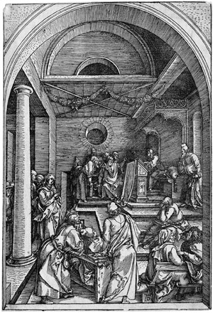 Lot 5083, Auction  101, Dürer, Albrecht, Der zwölfjährige Jesus im Tempel