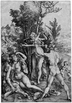 Lot 5088, Auction  101, Dürer, Albrecht, Die Eifersucht oder auch Herkules genannt