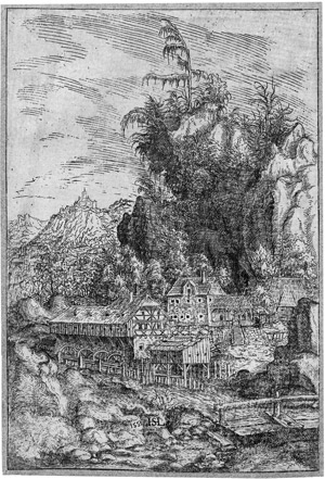 Lot 5155, Auction  101, Lautensack, Hanns, Landschaft mit der Wassermühle