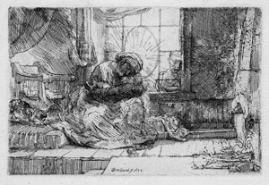 Lot 5216, Auction  101, Rembrandt, Die Heilige Familie mit der Katze
