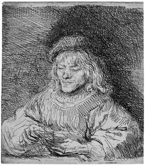 Lot 5230, Auction  101, Rembrandt Harmensz. van Rijn, Der Kartenspieler