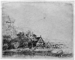 Lot 5236, Auction  101, Rembrandt Harmensz. van Rijn, Die Landschaft mit der saufenden Kuh