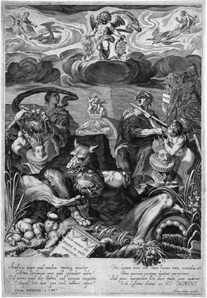 Lot 5251, Auction  101, Sadeler, Aegidius, Allegorie auf die Hochzeit von Ferdinand II