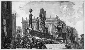 Lot 5400, Auction  101, Piranesi, Giovanni Battista, Veduta del Campidoglio di Fianco