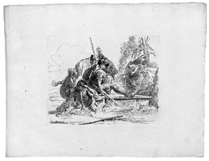 Lot 5430, Auction  101, Tiepolo, Giovanni Battista, Due soldati e due donne