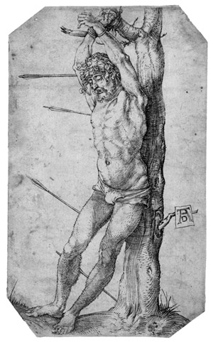 Lot 5605, Auction  101, Dürer, Albrecht, St. Sebastian am Baume