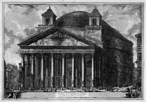 Lot 5726, Auction  101, Piranesi, Giovanni Battista, Veduta del Pantheon d'Agrippa