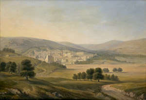 Lot 6093, Auction  101, Deutsch, Um 1830. Blick auf Nablus (Sichem) in Palästina
