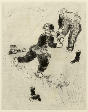 Lot 7061, Auction  101, Chagall, Marc, Der Kutscher füttert die Pferde