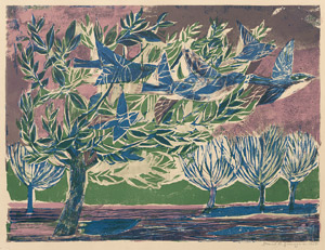 Lot 7125, Auction  101, Gauguin, Paul René, Fugle (Vögel)