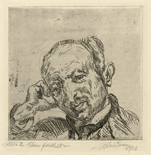 Lot 7259, Auction  101, Meidner, Ludwig, Männliches Portrait