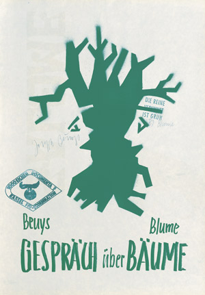 Lot 8037, Auction  101, Beuys, Joseph und Blume, Bernhard Johannes, Gespräch über Bäume