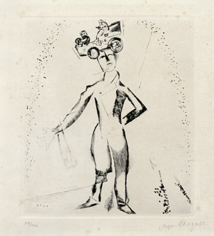 Lot 8050, Auction  101, Chagall, Marc, Der Automobilist