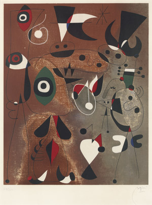 Lot 8245, Auction  101, Miró, Joan, Femmes, Oiseaux, Étoile