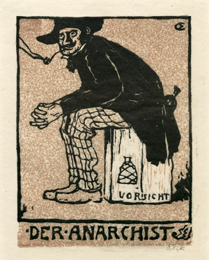 Lot 8275, Auction  101, Orlik, Emil, Der Anarchist