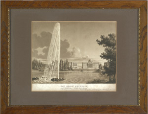 Lot 195, Auction  102, Kuntz, Carl, Die große Fontaine auf Wilhelms Höhe bey Cassel. um 1820