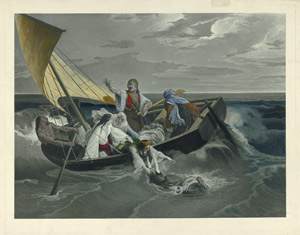 Lot 372a, Auction  102, Schiffbruch, Ein Boot mit Schiffbrüchigen Um 1860