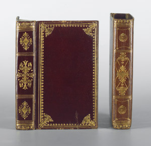Lot 381, Auction  102, Synopsis hiera periechusa, Rotbrauner Chagrinlederband  mit Schuber. Venedig 1820.