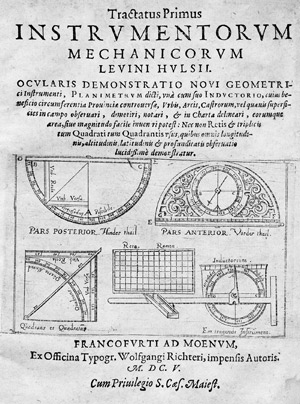 Lot 596, Auction  102, Hulsius, Levinus, Tractatus primus (- secundus, - tertius) instrumentorum mechanicorum. 