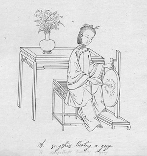 Lot 609, Auction  102, Chinesische Berufe, Customs & Trades of the Chinese. Originale Federzeichnungen