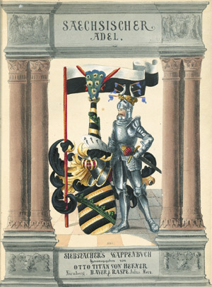 Lot 625, Auction  102, Hefner, Otto Titan von, J. Siebmacher's grosses und allgemeines Wappenbuch in 