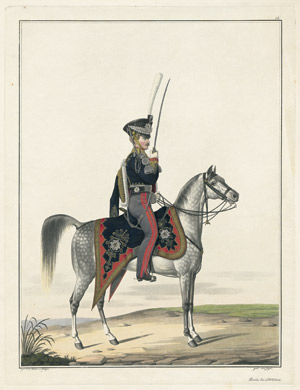 Lot 657, Auction  102, Jügel, Friedrich, Darstellung der Königlich Preussischen Cavallerie