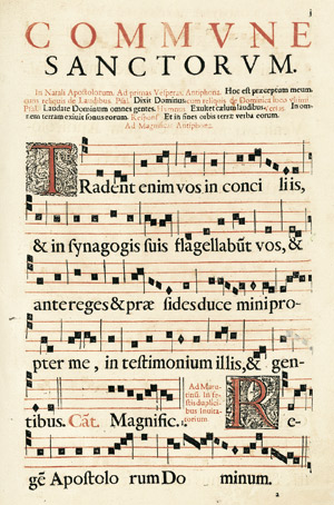 Lot 674, Auction  102, Antiphonale Romanum, iuxta breviarium ex decreto Sacrosancti Concilij Trident. restitutum 