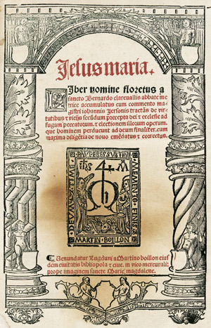 Lot 1077, Auction  102, ‎Bernard von Clairvaux, ‎Iesus maria Liber nomine floretus 