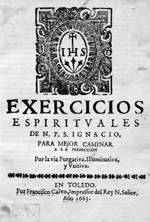 Lot 1205, Auction  102, Loyola, Ignatius de, Exercicios espirituales para mejor caminar a la perfección